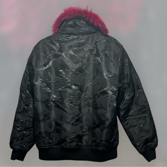 American bazi camo pink fur coat - Picture 2 of 6